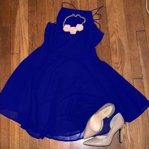 Cobalt blue dress from Charlotte Russe